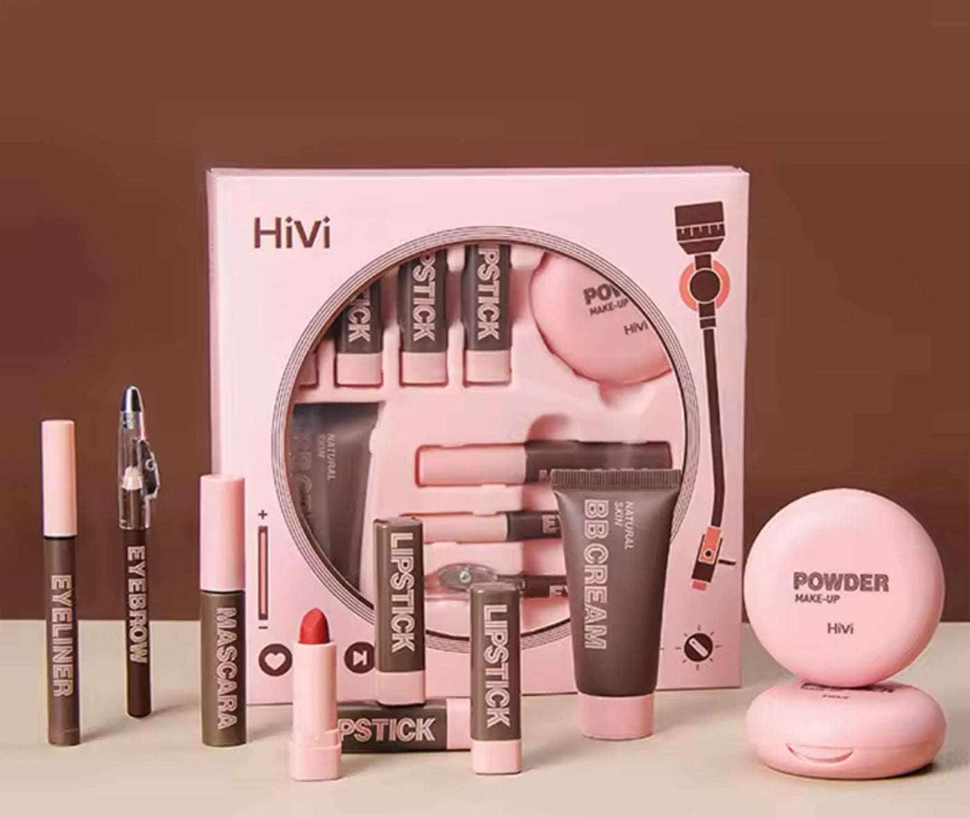 HiVi maquillage coffret cadeau poudre