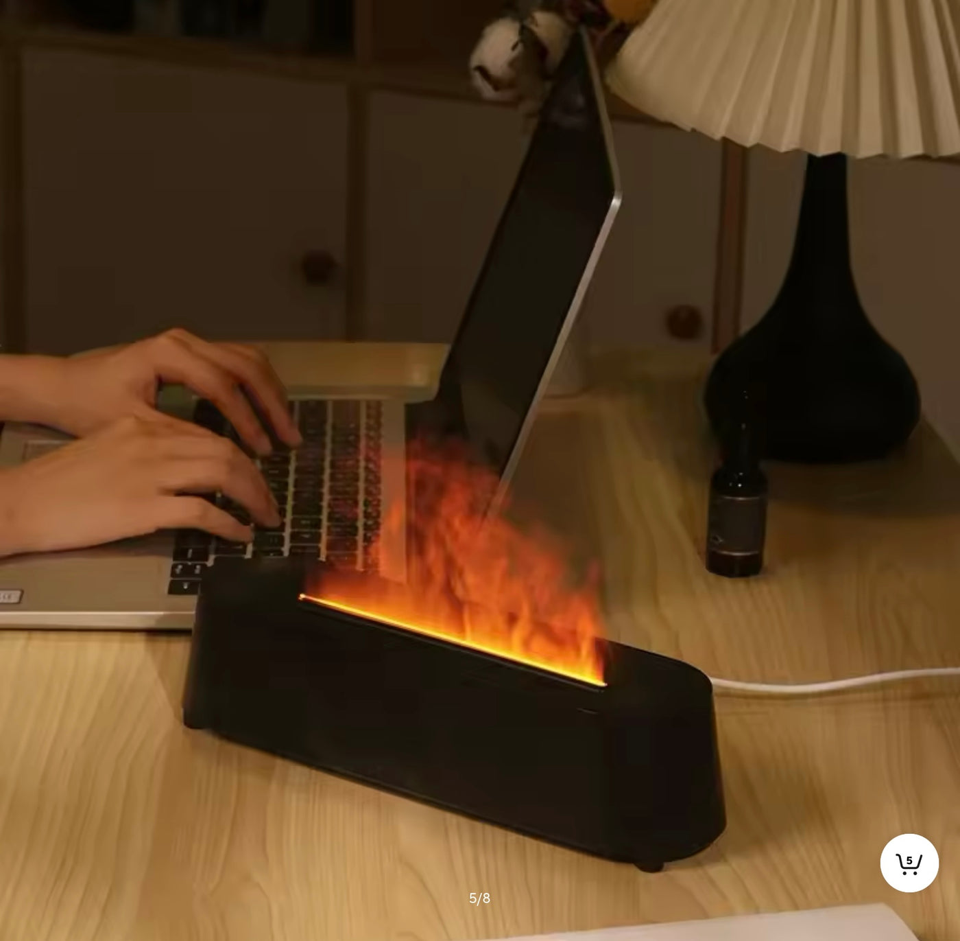 Nouveau diffuseur d'air ultrasonique de flamme avec télécommande