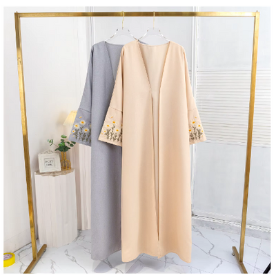 Abaya-Cardigan à Manches sulfpour Femme